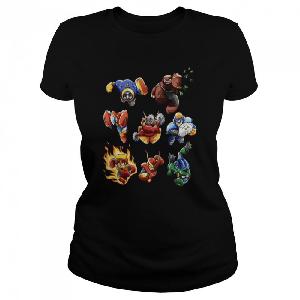 Mega Man Boss T- Classic Women's T-shirt