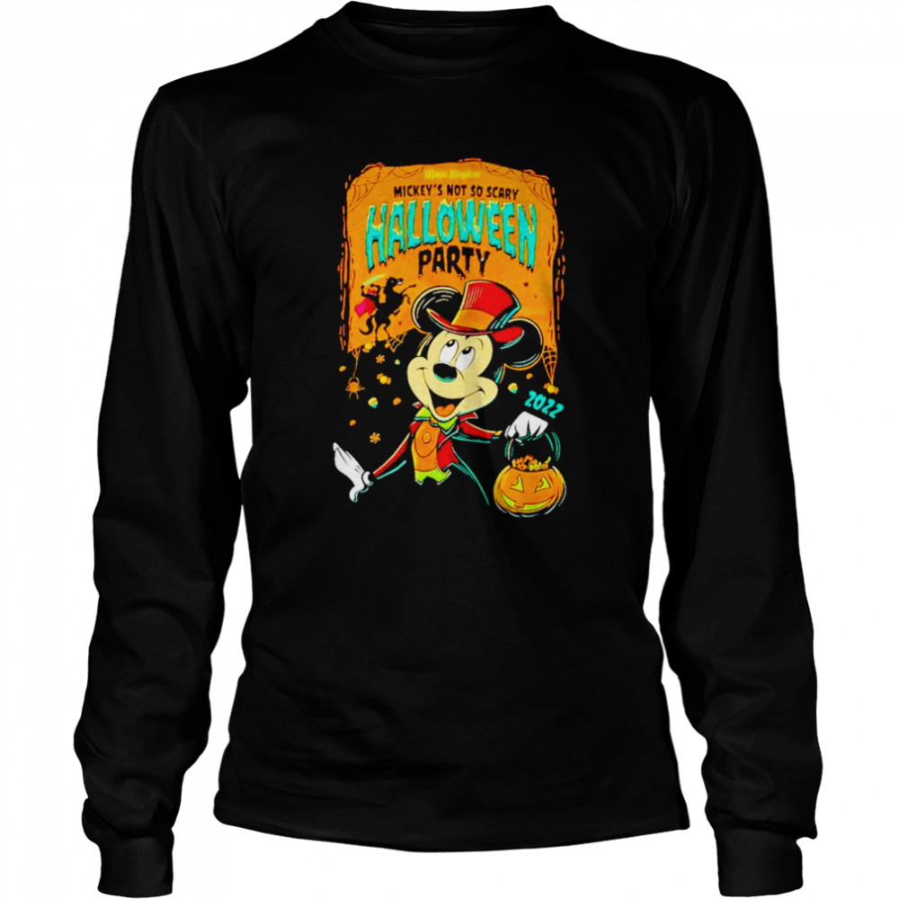 Mickey’s not so scary 2022 Halloween shirt Long Sleeved T-shirt