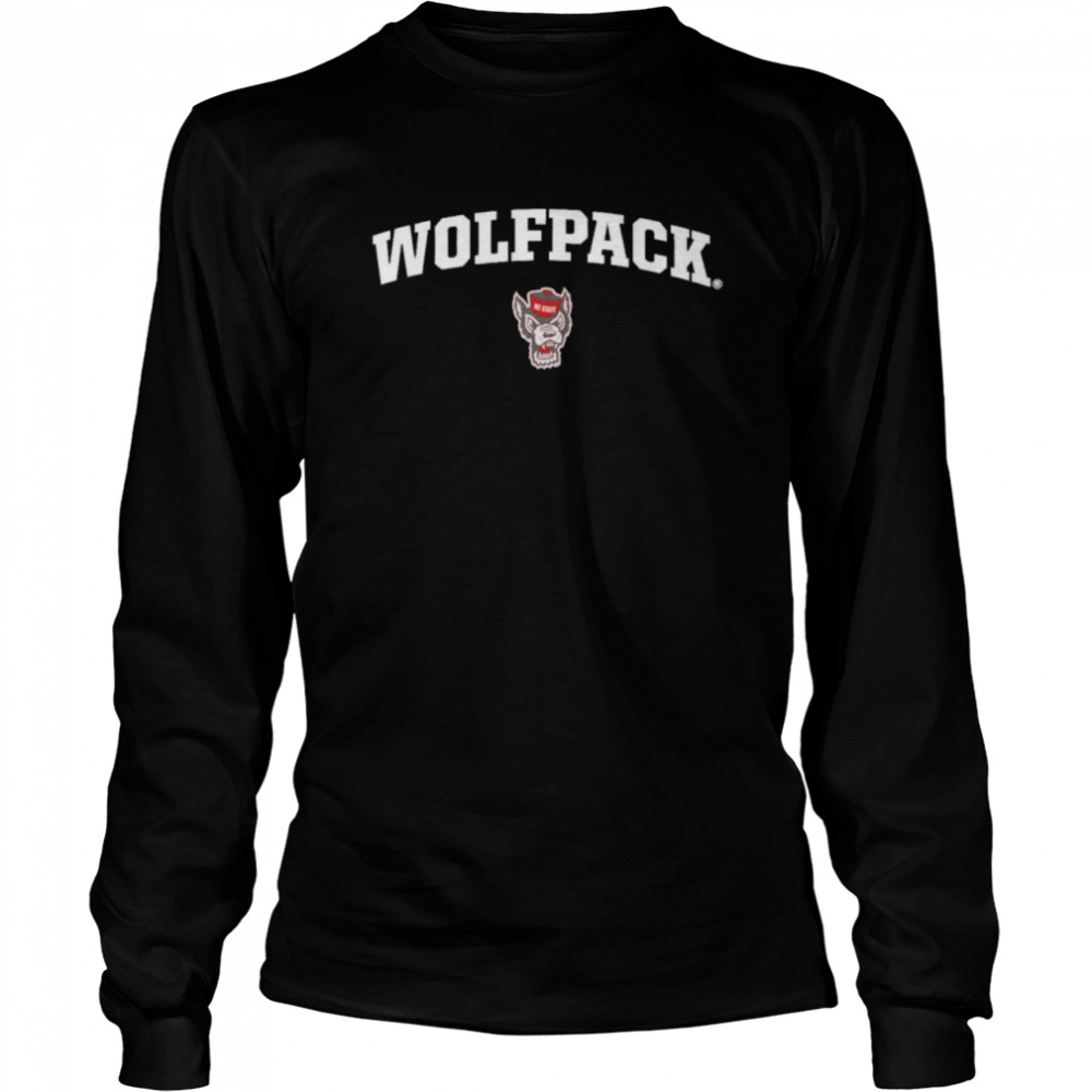Nc State Wolfpack Wordmark shirt Long Sleeved T-shirt