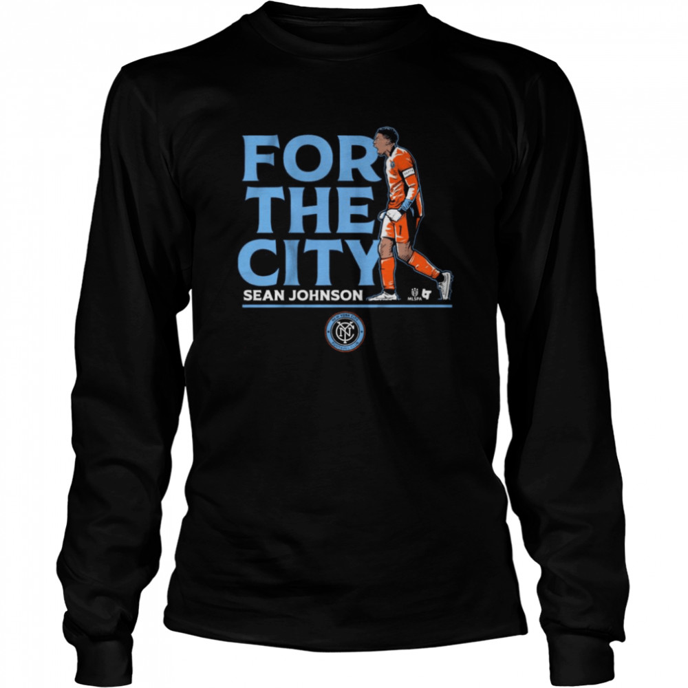 NYCFC Sean Johnson For the City 2022  Long Sleeved T-shirt