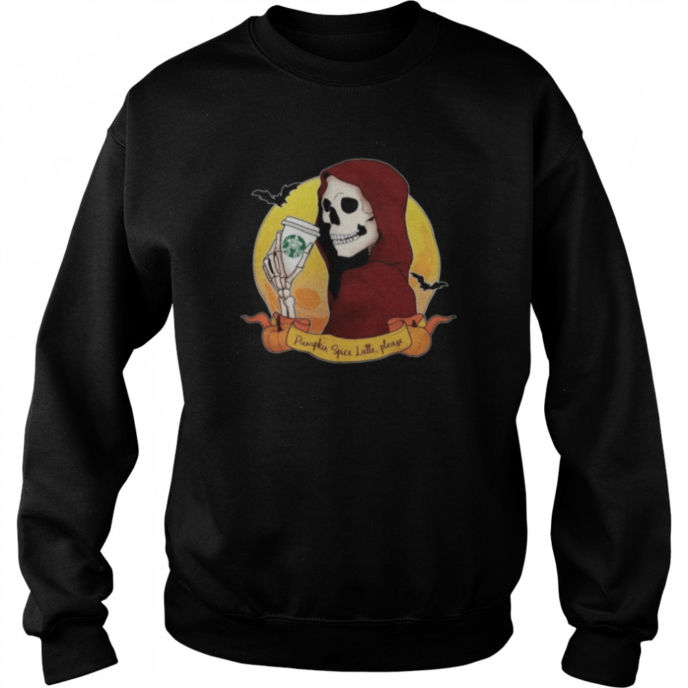 Pumpkin Spice Grim Reaper T- Unisex Sweatshirt