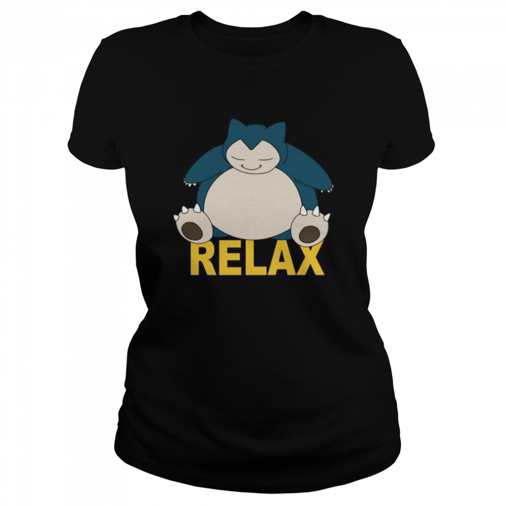 Relax Snorlax Pokemon shirt Classic Women's T-shirt