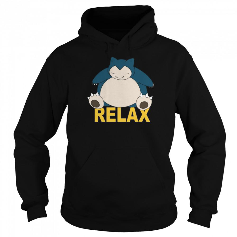 Relax Snorlax Pokemon shirt Unisex Hoodie