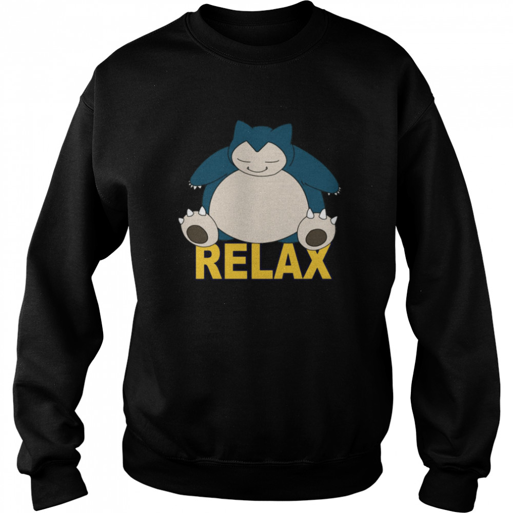 Relax Snorlax Pokemon shirt Unisex Sweatshirt