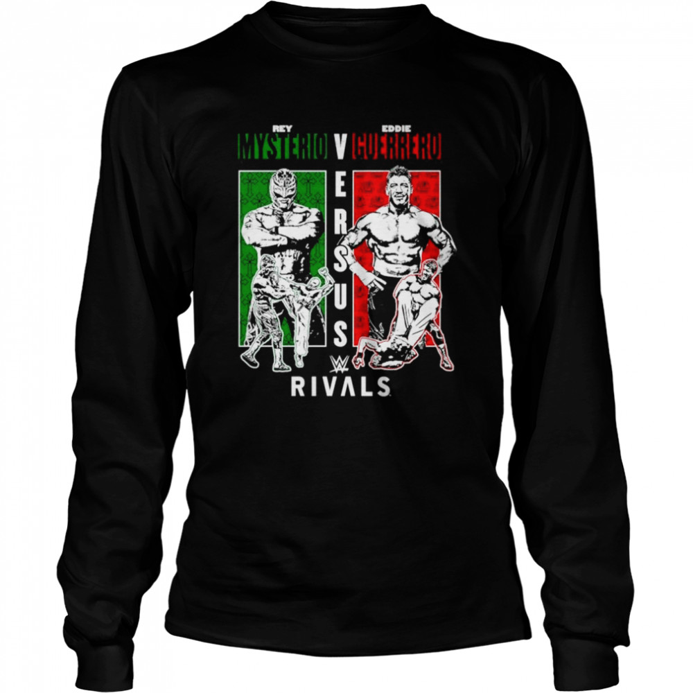 Rey Mysterio vs. Eddie Guerrero Rivals shirt Long Sleeved T-shirt