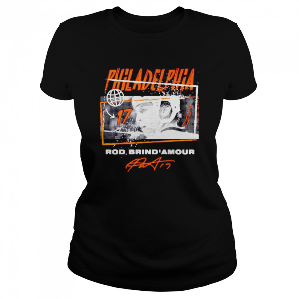 Rod Brind’amour Philadelphia Flyers tones signature shirt Classic Women's T-shirt