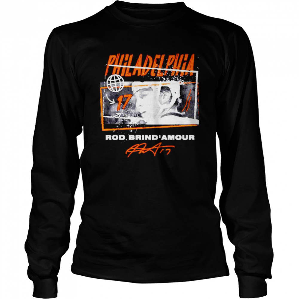 Rod Brind’amour Philadelphia Flyers tones signature shirt Long Sleeved T-shirt