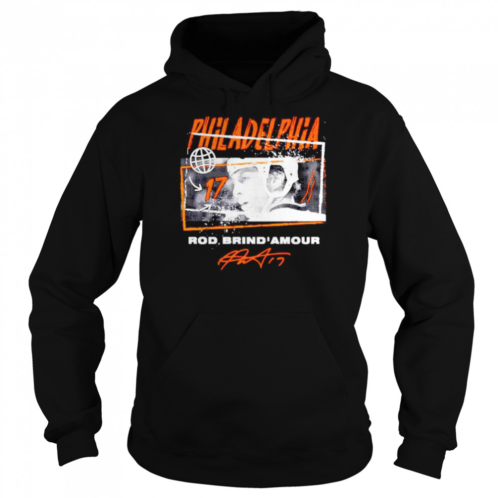 Rod Brind’amour Philadelphia Flyers tones signature shirt Unisex Hoodie