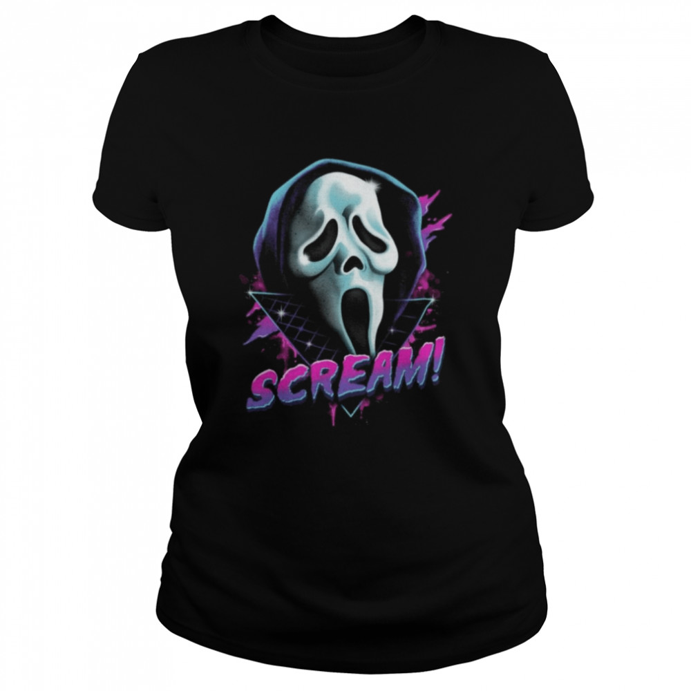 Scream Movie Ghost Face Mask T- Classic Women's T-shirt