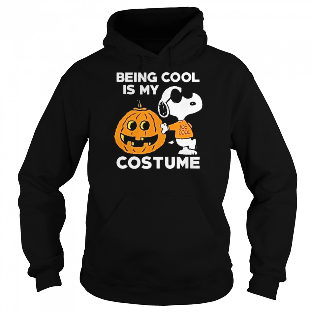 Snoopy Dog Halloween Pumpkins Being Cool is my Costume 2022  Unisex Hoodie