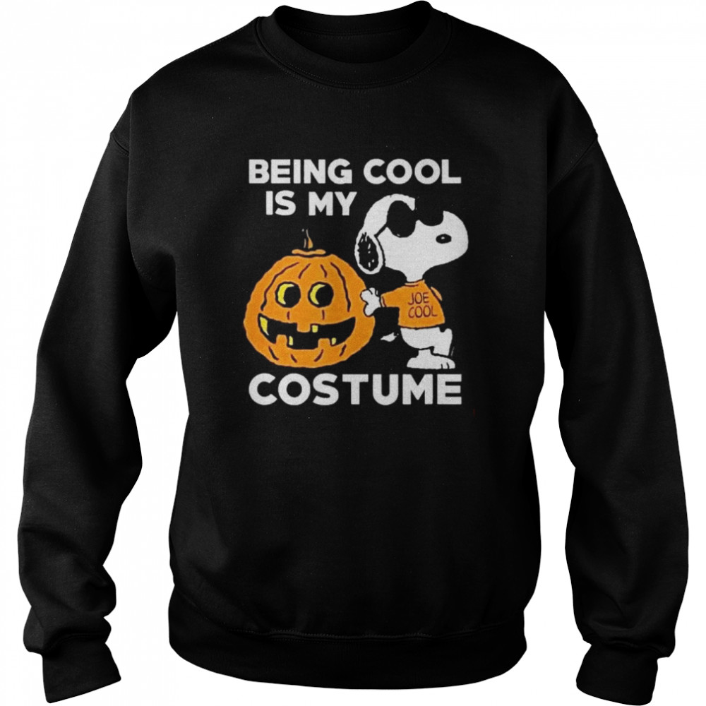 Snoopy Dog Halloween Pumpkins Being Cool is my Costume 2022  Unisex Sweatshirt