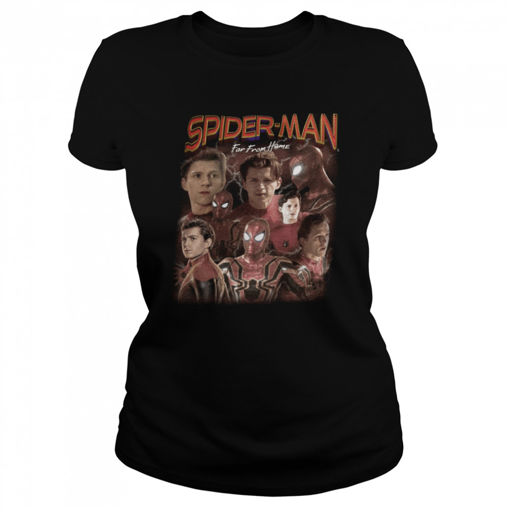 Spider Man Marvel Superhero Graphic shirt Classic Women's T-shirt