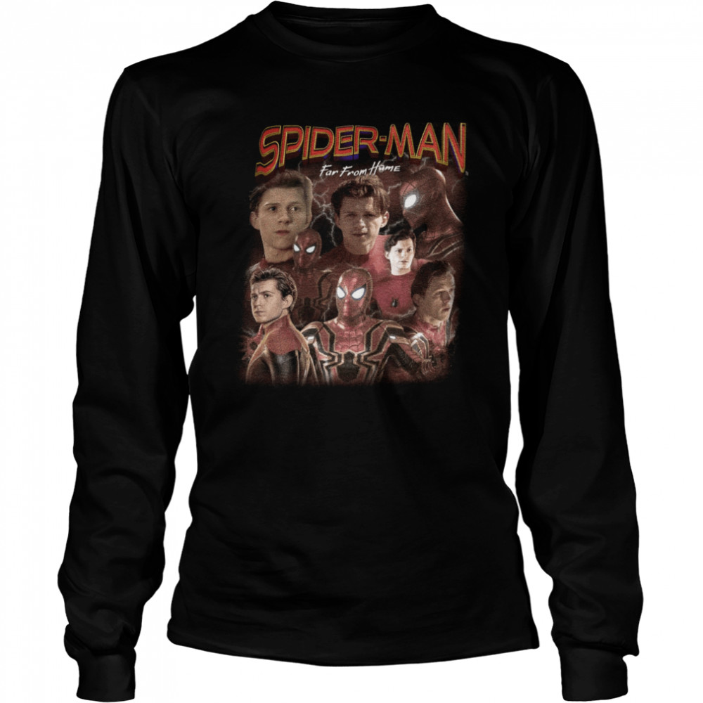 Spider Man Marvel Superhero Graphic shirt Long Sleeved T-shirt
