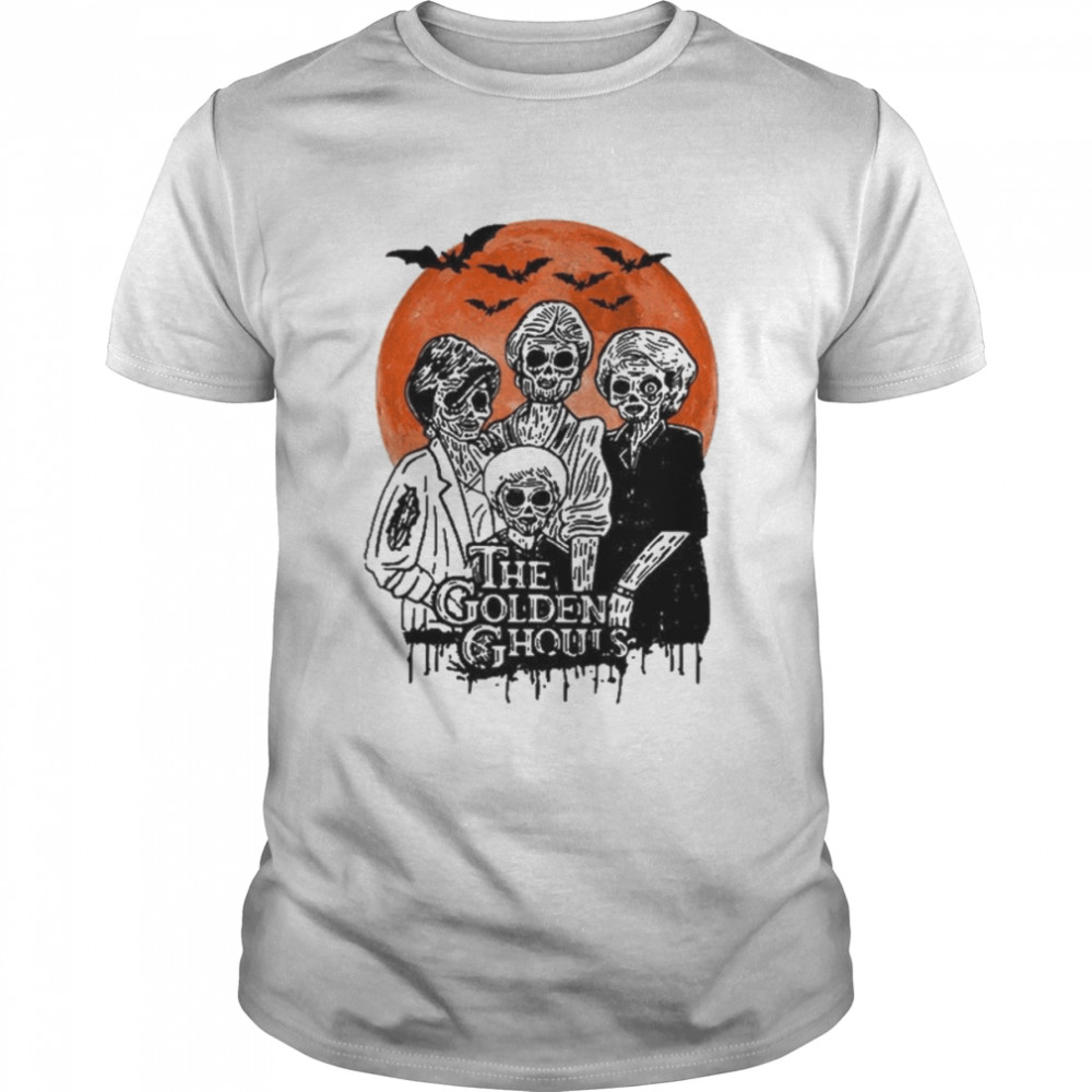 The Golden Girl Ghouls Skull Happy Halloween shirt