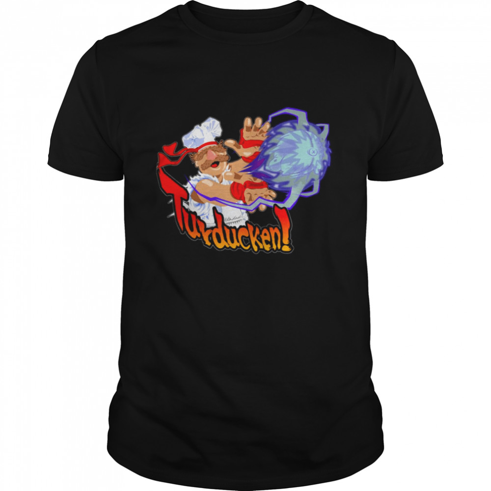 Turducken Hadoken Streetfighter Crossover shirt Classic Men's T-shirt
