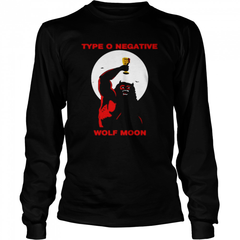 Type o negative wolf moon unisex T-shirt Long Sleeved T-shirt