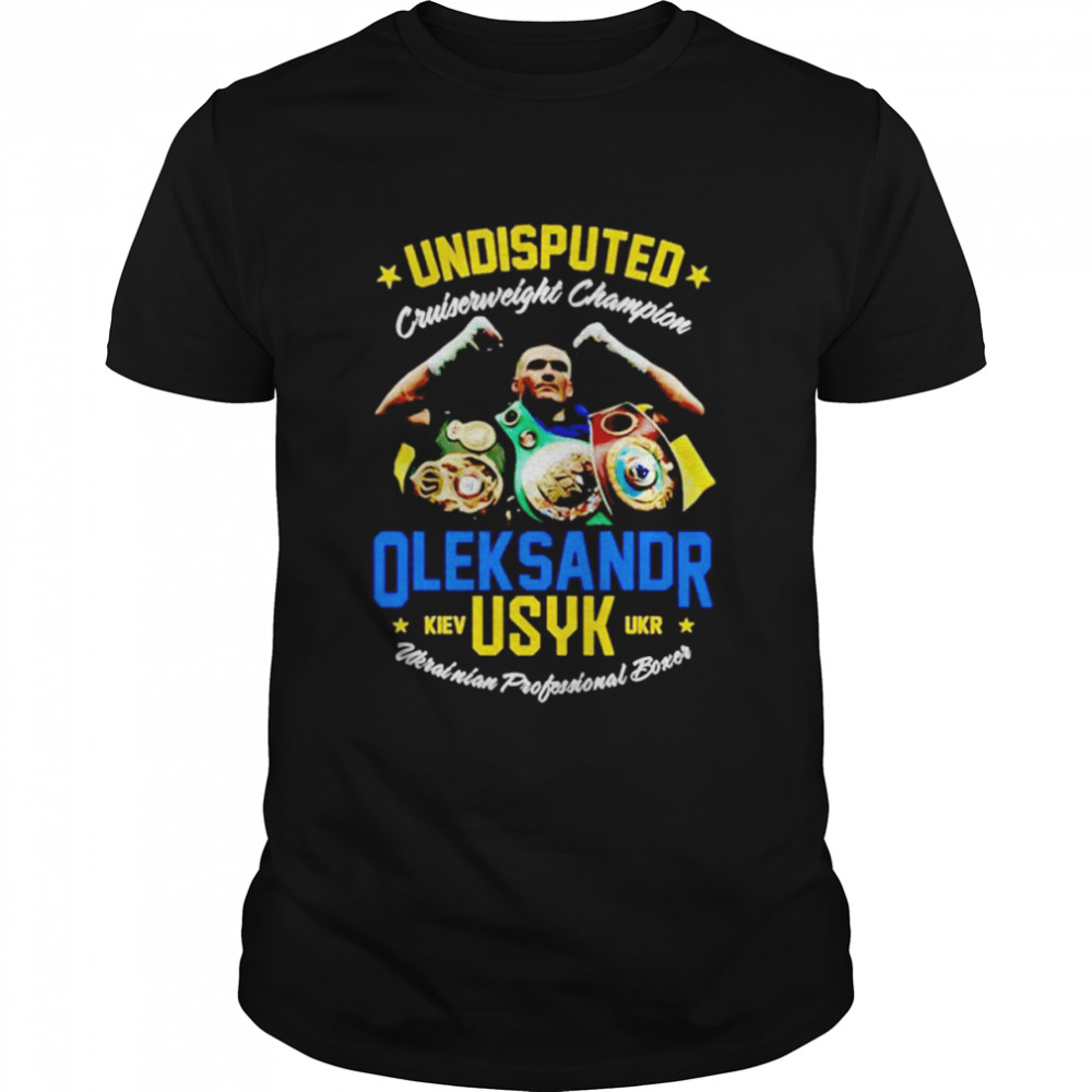 Ukrainian Oleksandr Usyk cat champion shirt Classic Men's T-shirt