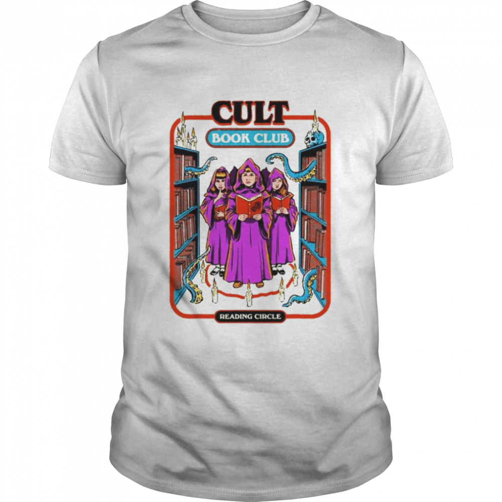 Vintage cult book club reading circle shirt