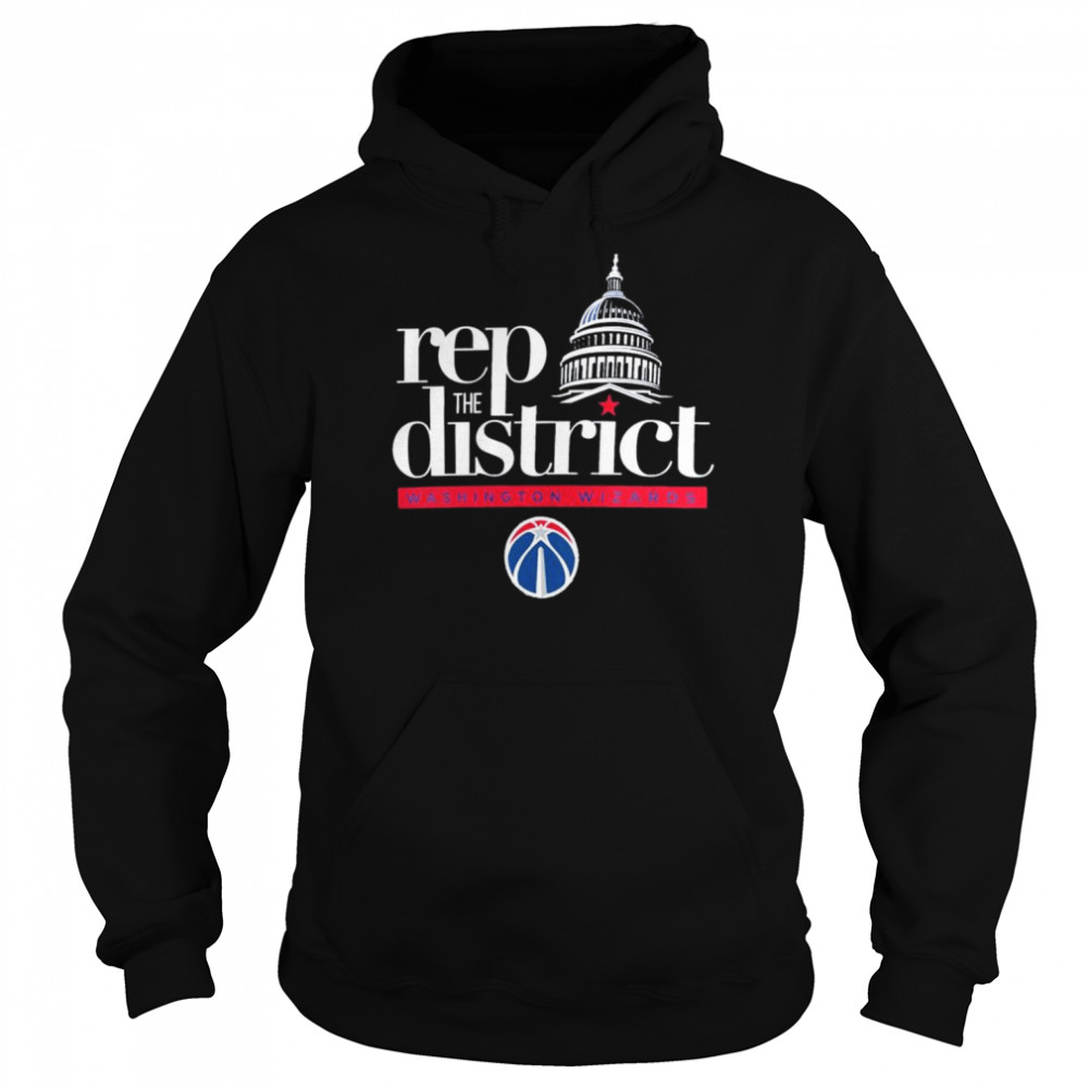 Washington Wizards Rep The District Push Ahead shirt Unisex Hoodie