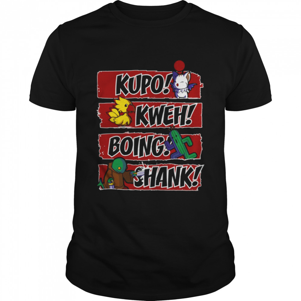 What Does The Tonberry Say Kupo Kweh Boing Shank Final Fantasy shirt Classic Men's T-shirt