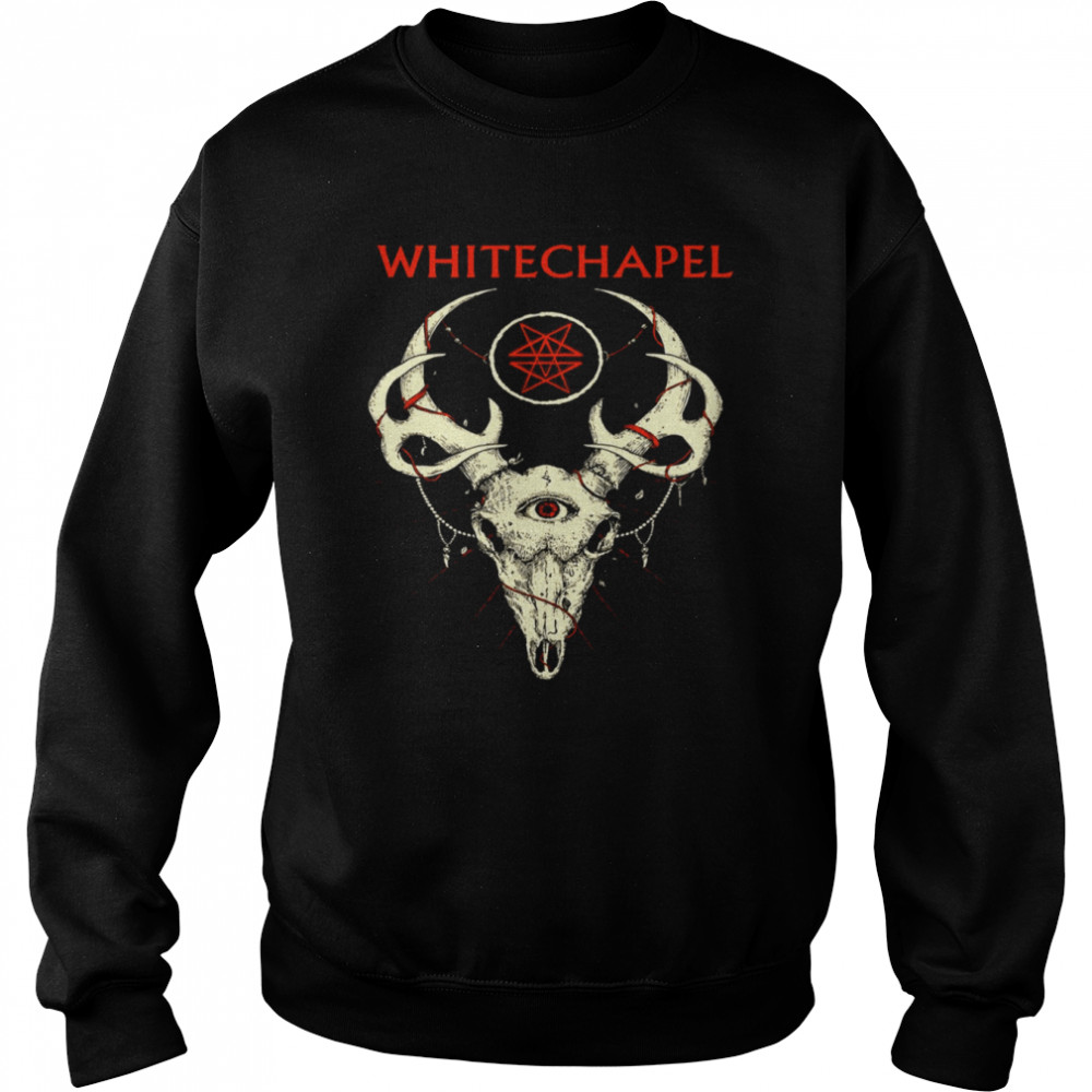When A Demon Defiles A Witch Whitechapel shirt Unisex Sweatshirt