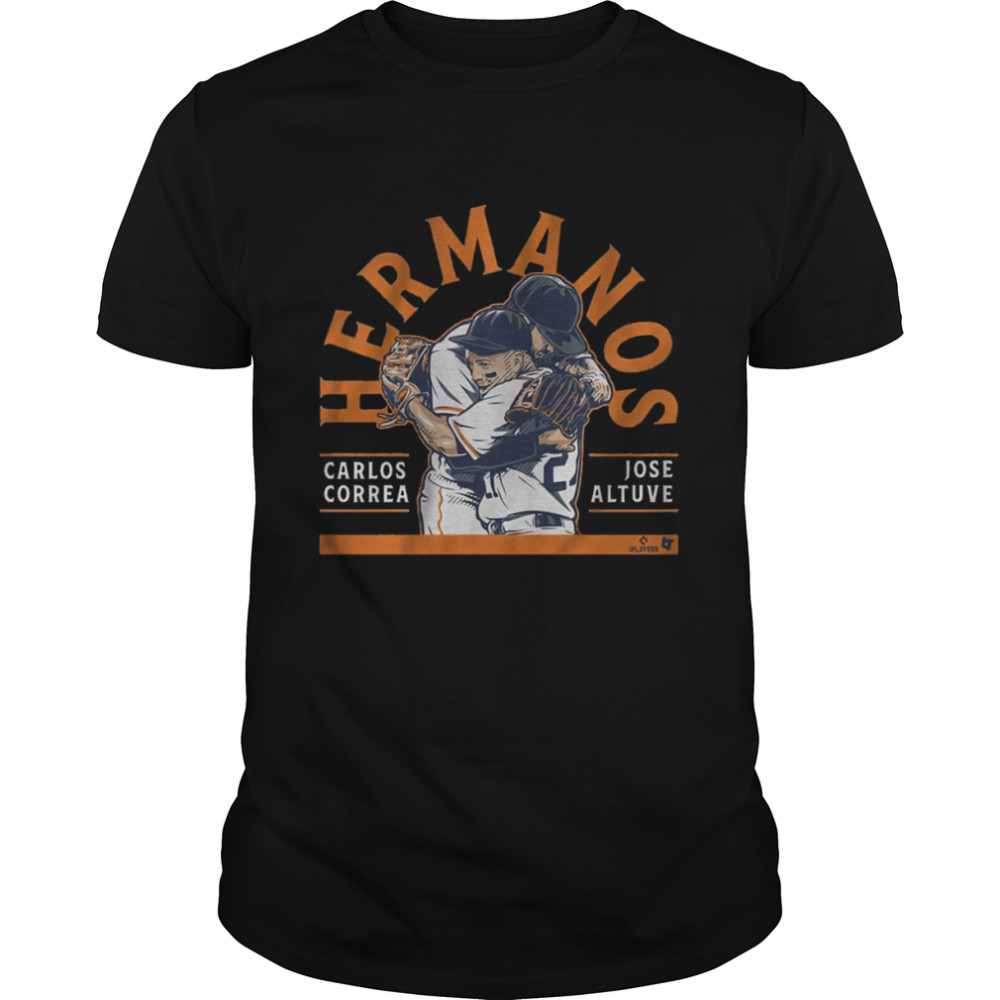 Hermanos Carlos Correa Jose Altuve Hugging shirt