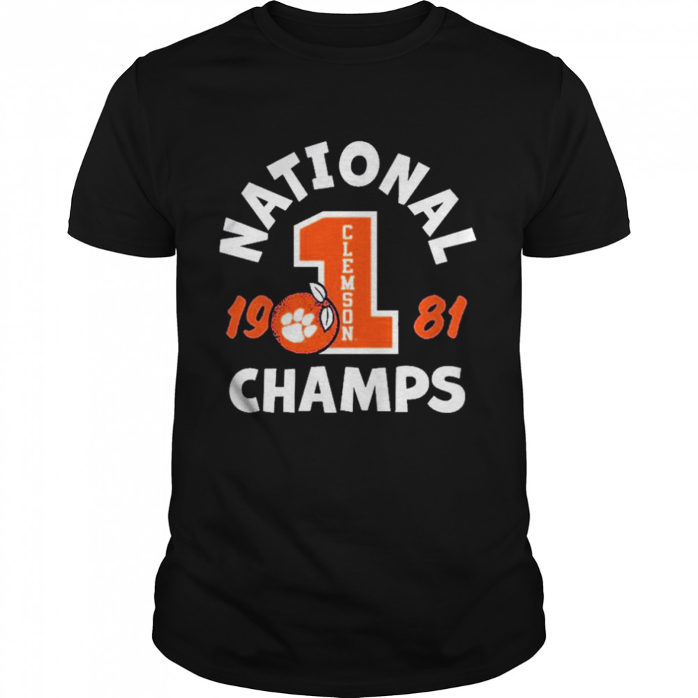 1981 Clemson Football National Champs Shirt