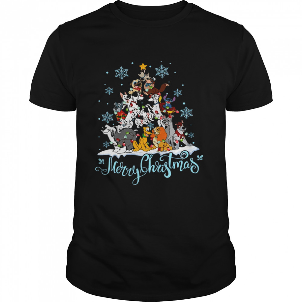 Christmas Puppy Cute Dog Lover Disney shirt