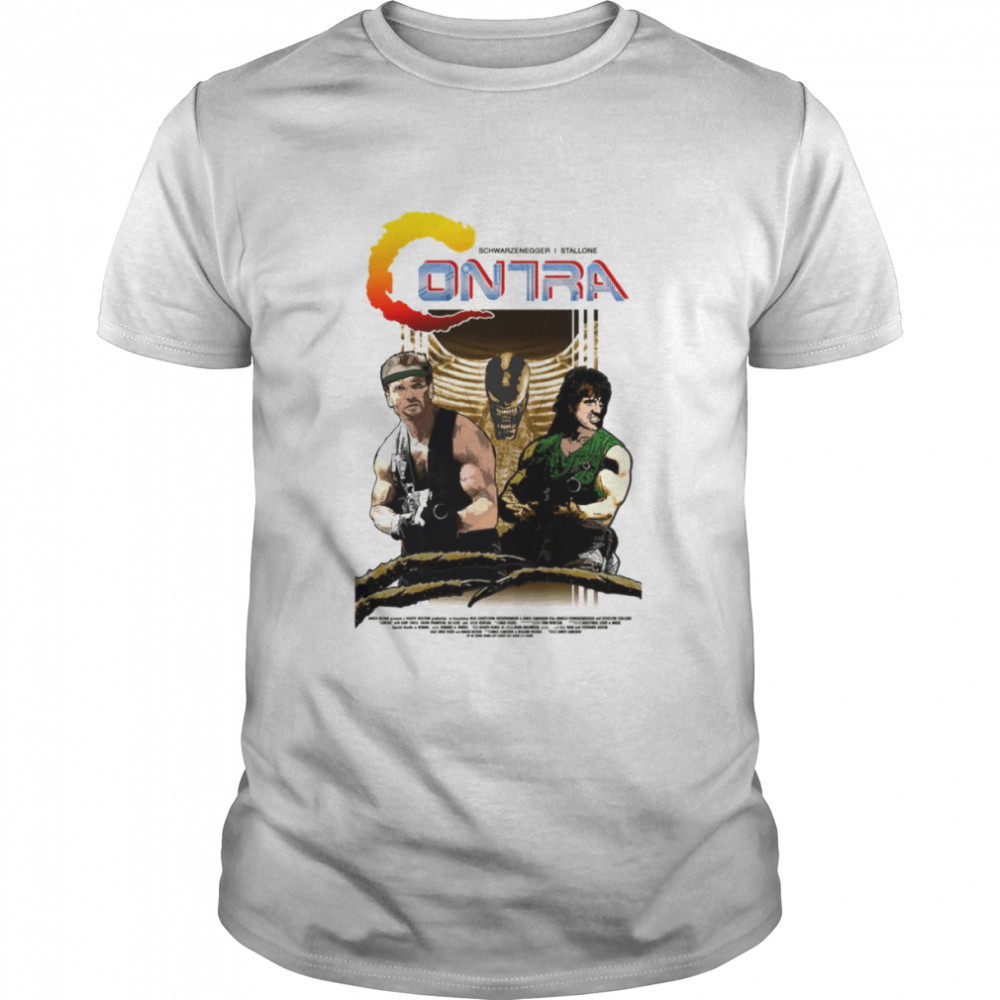 Contra Movie Poster Design shirt