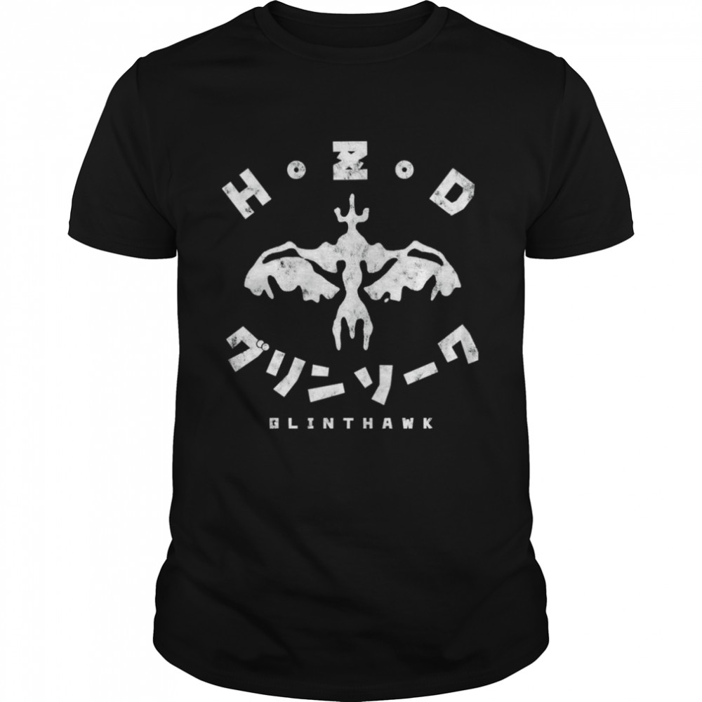 Horizon Zero Dawn Glinthawk Kanji shirt