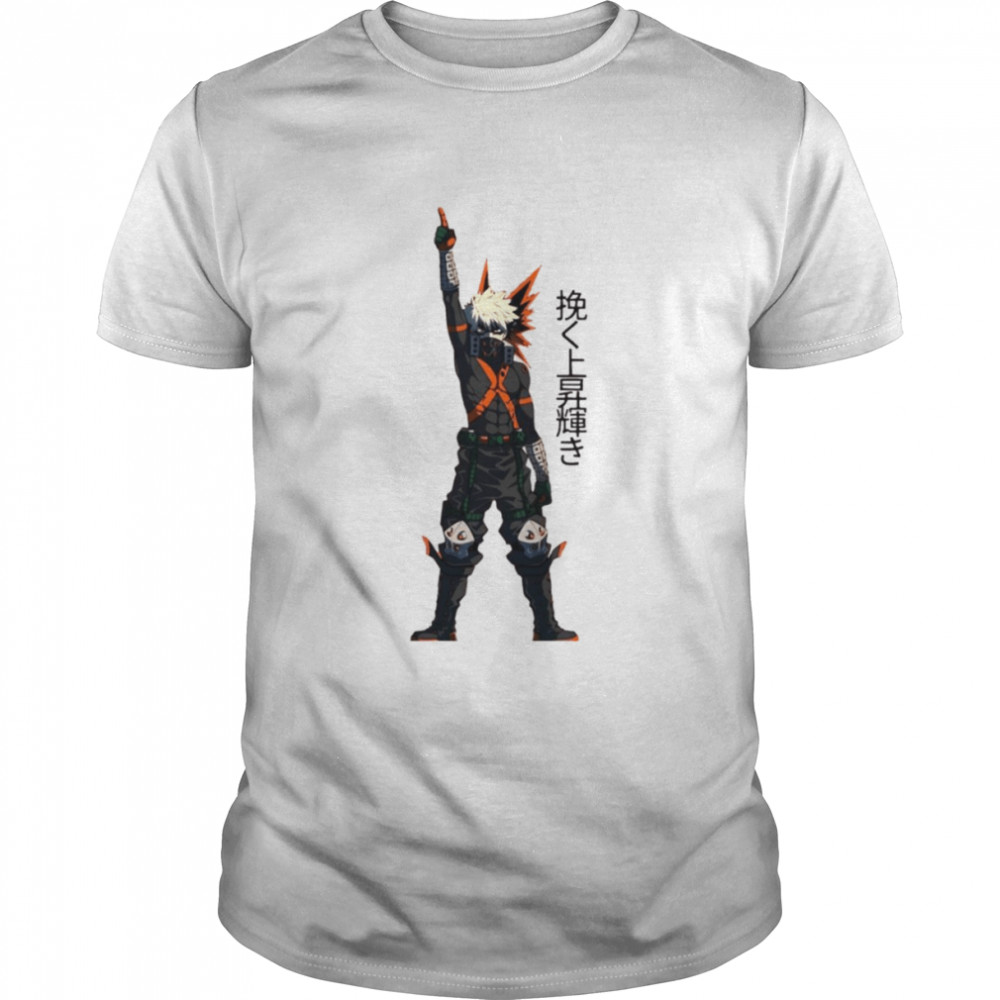 Japanese Kanji Anime Katsuki Bakugo shirt