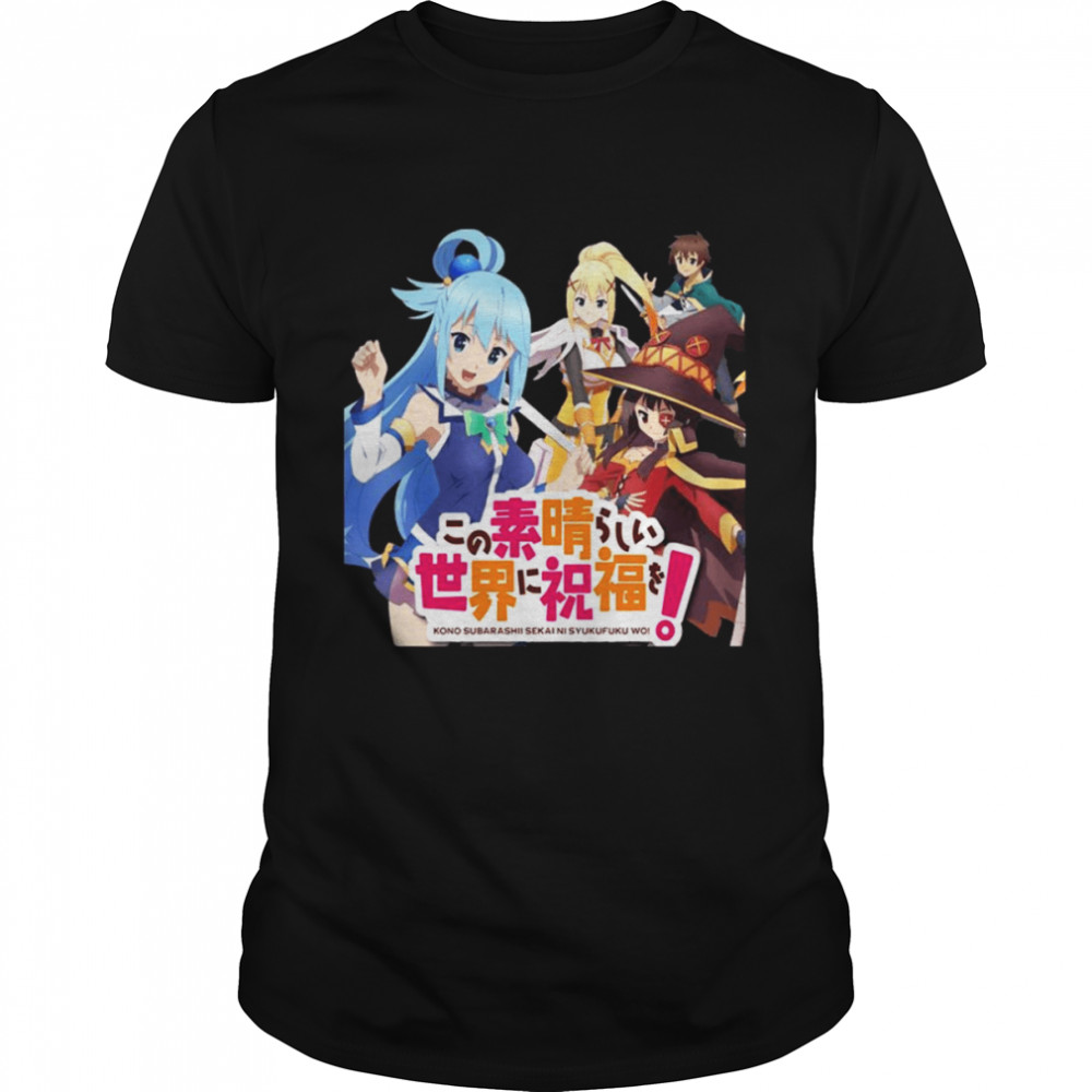 Japanese Konosuba Kono Subarashi Sekai Ni Syukufuku Woi shirt