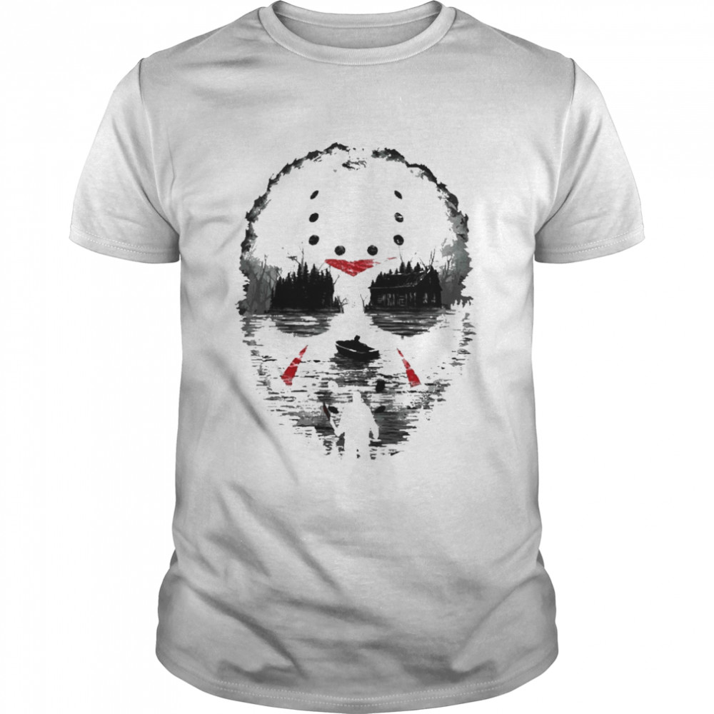 Jason Voorhees Horror Movie Character Sublimation Design Friday The 13th Camp Cook Killer Shirt