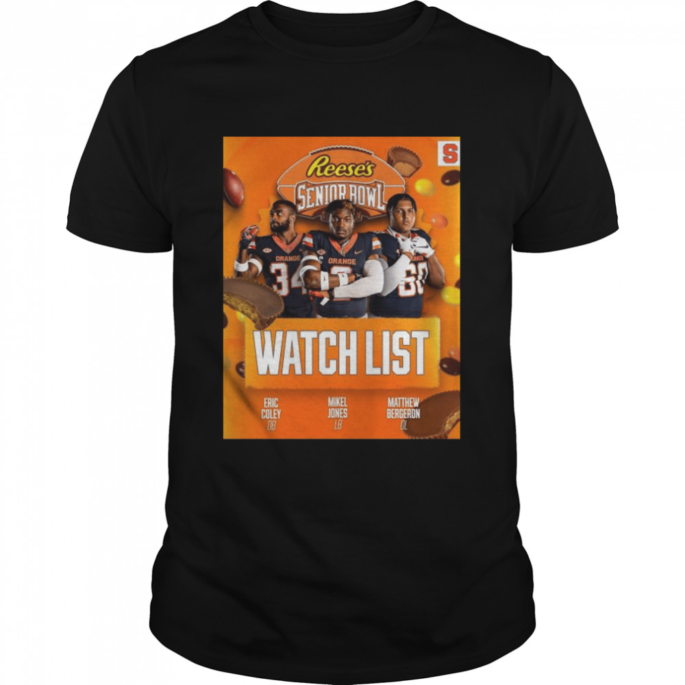 Syracuse Football 2023 Reese’s Senior Bowl Watch List Shirt