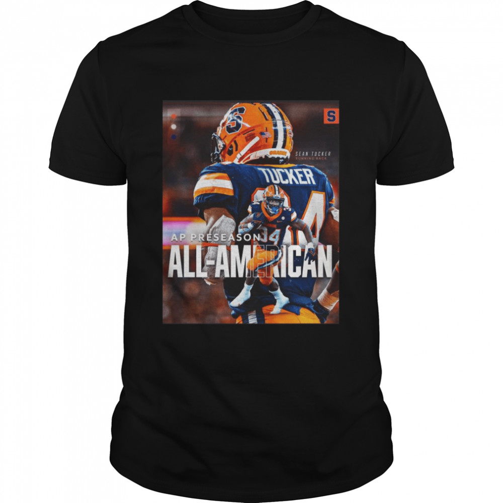 Syracuse Football Sean Tucker Running Back AP Preseason All-American Shirt