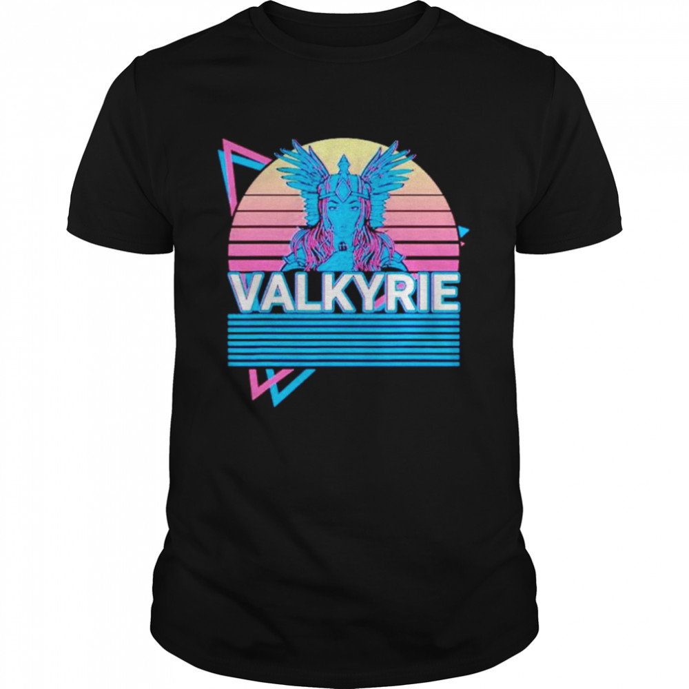 Valkyrie viking retro mythology folklore shirt