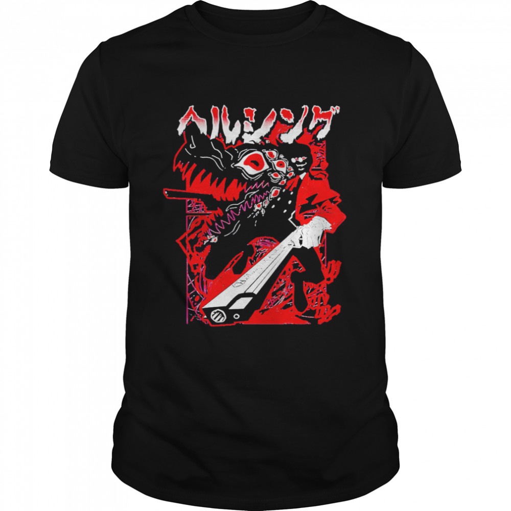 Anime Dracula Alucard Hellsing shirt Classic Men's T-shirt