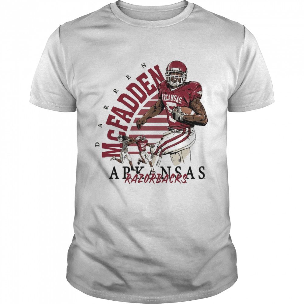 Arkansas Razorbacks Darren McFadden Vintage Throwback T-shirt Classic Men's T-shirt
