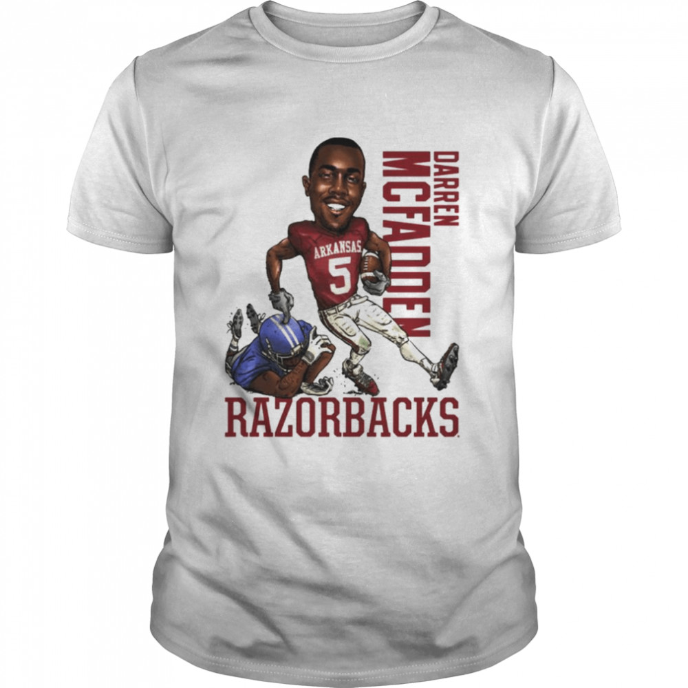 Darren Mcfadden Arkansas Razorbacks caricature shirt Classic Men's T-shirt