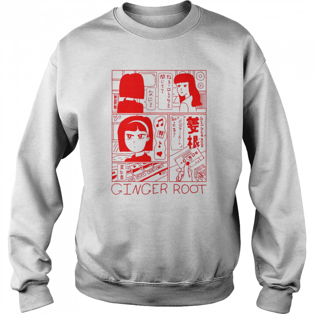 ginger root manga unisex sweatshirt