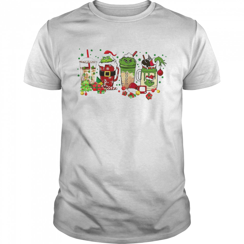 Grinchmas Coffee Cup Christmas Halloween shirt Classic Men's T-shirt