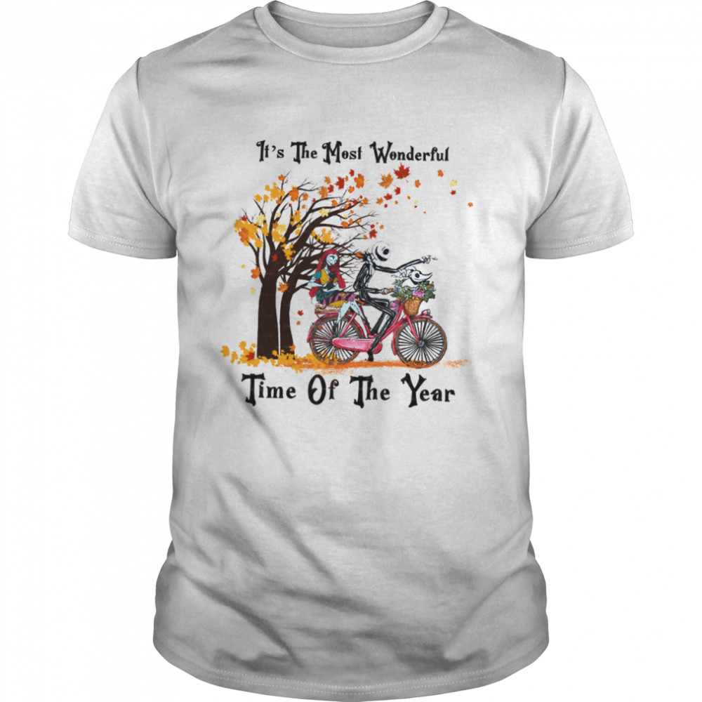 It’s The Most Wonderful Time Of The Year Skeleton Couple Halloween Party shirt