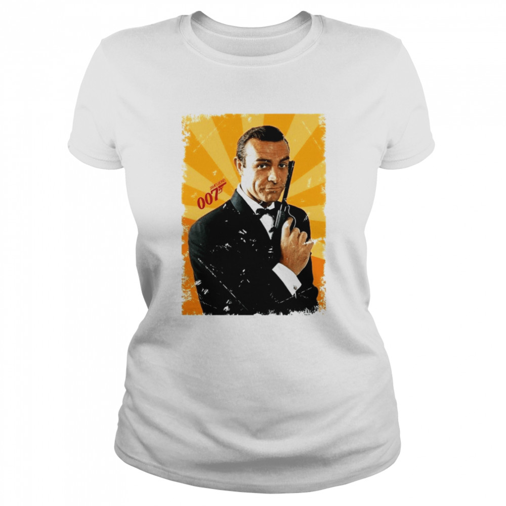 James Bond 007 Sean Connery Retro Film shirt Classic Women's T-shirt