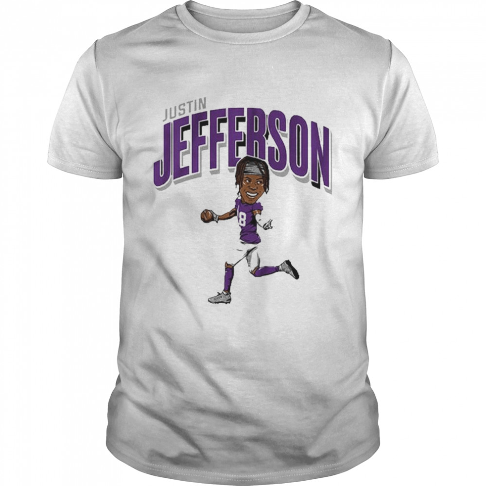 Justin Jefferson Caricature T- Classic Men's T-shirt