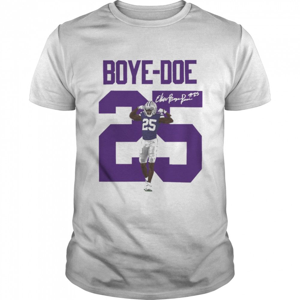 K-State Football Boye-Doe 25 signatures shirt Classic Men's T-shirt