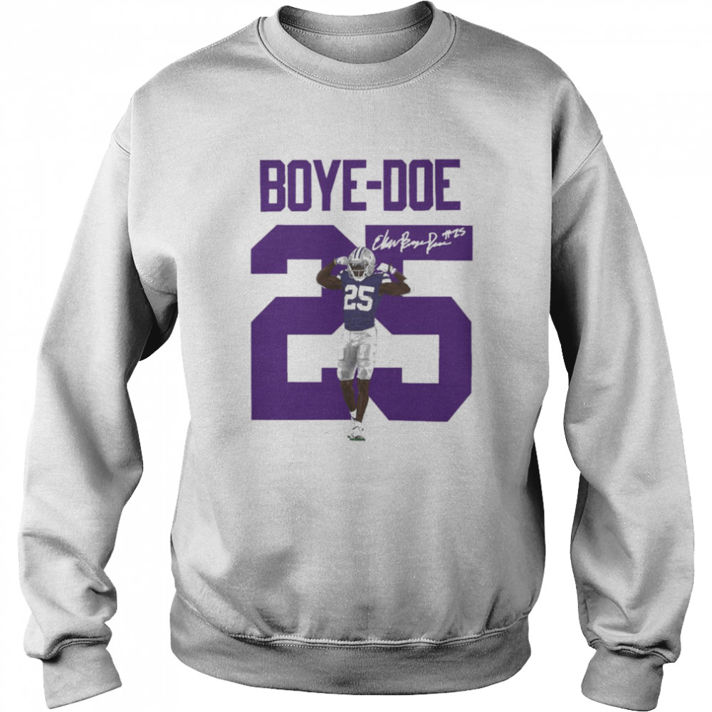 K-State Football Boye-Doe 25 signatures shirt Unisex Sweatshirt