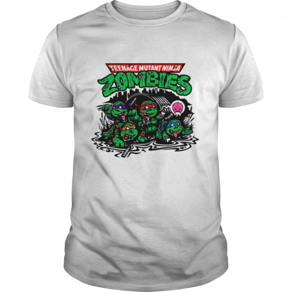 Krraaaaanngs Teenage Mutant Ninja Zombies shirt Classic Men's T-shirt