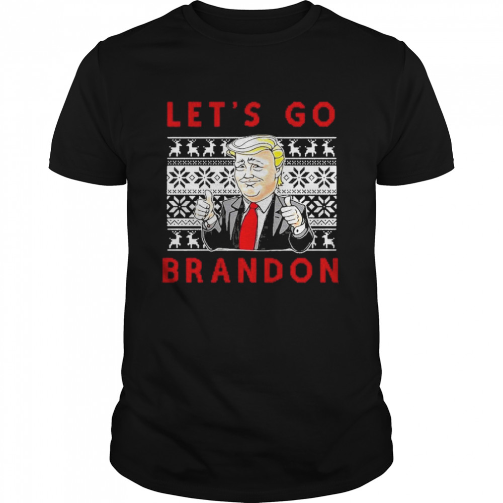 Let’s Go Brandon Christmas Trump Anti Biden Unisex T-Shirt