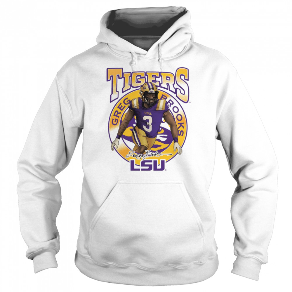 lsu tigers greg brooks eye of the tiger t shirt unisex hoodie