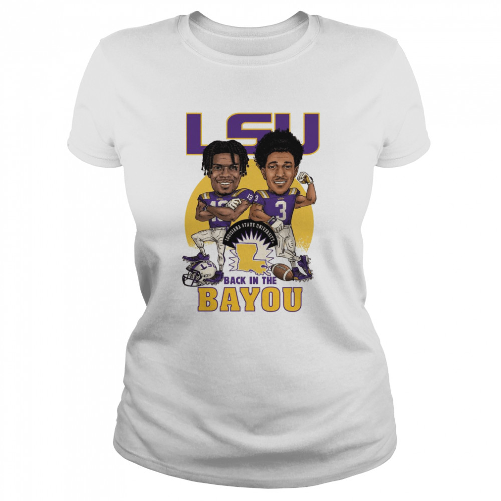LSU Tigers Joe Foucha and Greg Brooks Back in the Bayou T-shirt Classic Women's T-shirt